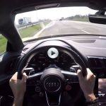 Audi R8 V10 Plus Accelerating up to 188 mph on The Highway