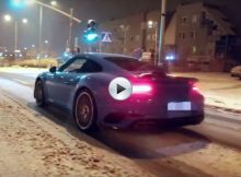 Porsche 911 Turbo S Snow Fun Cover