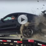 Mustang Explodes Tire on Dyno at 150 MPH!
